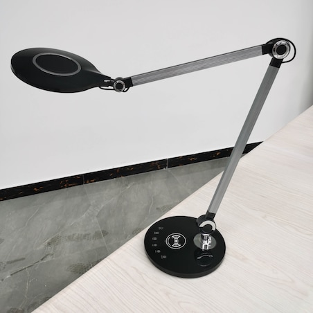 Lampka Biurkowa Szkolna Na Biurko Stołowa Led Trzy Barwy Do Pracy