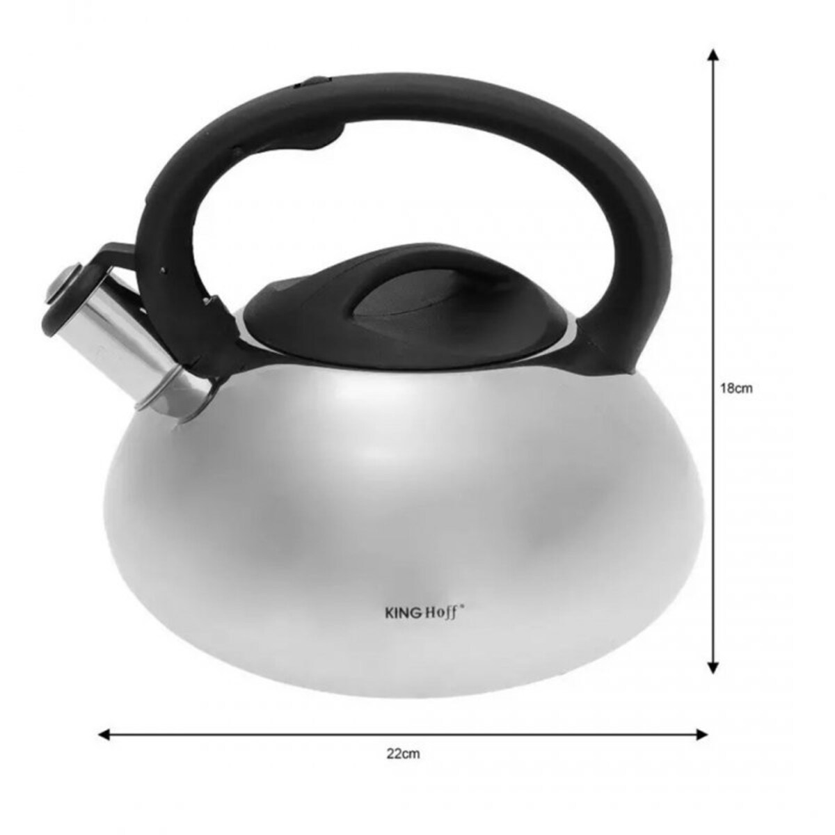 Kinghoff Czajnik Z Gwizdkiem 3.0L Kh-3262