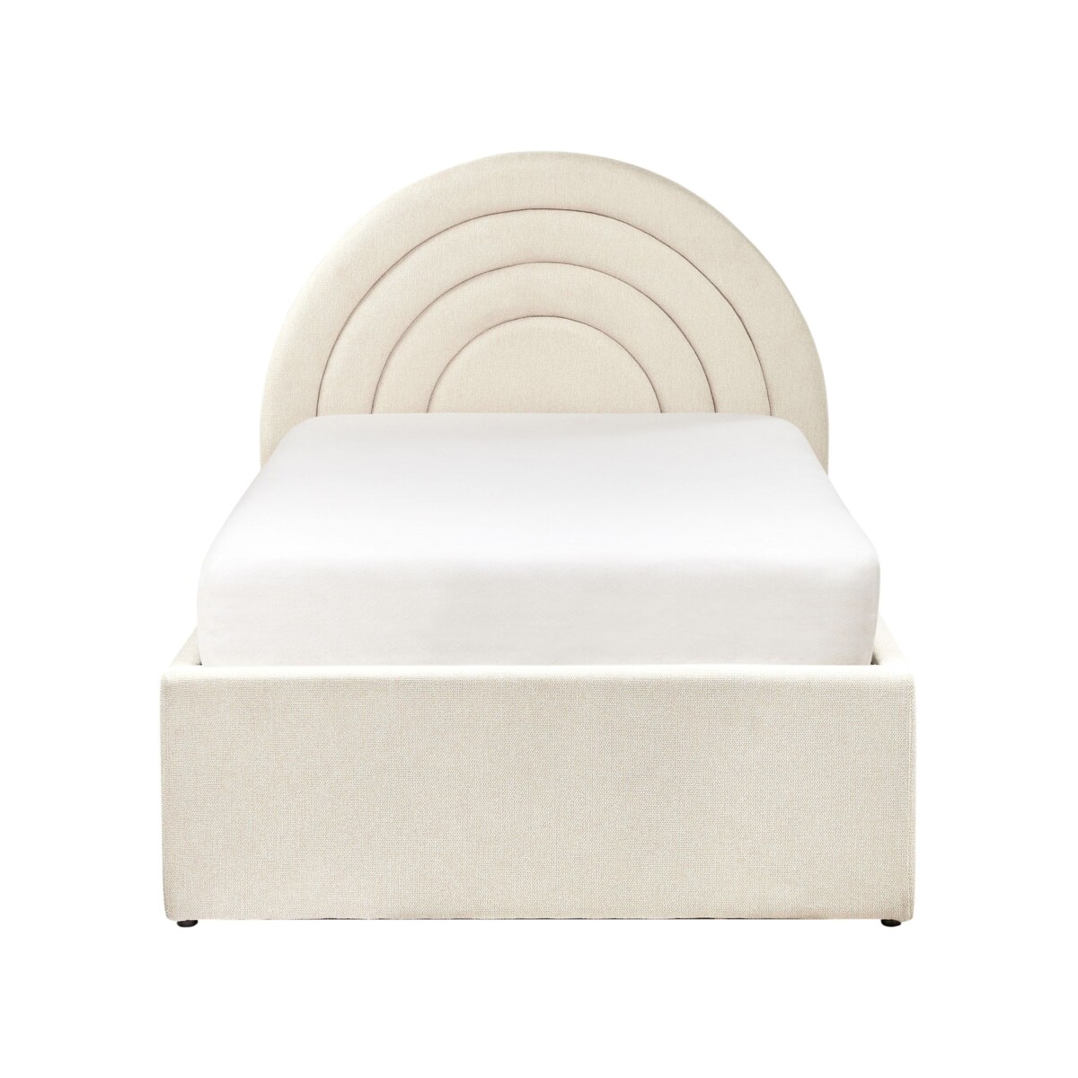 Łóżko z pojemnikiem ANET 90 x 200 cm Beżowy