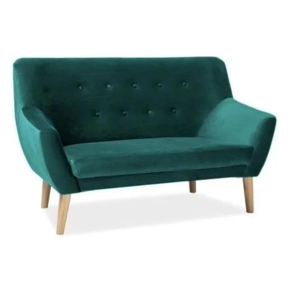 Sofa NORDIC 2 VELVET zielona