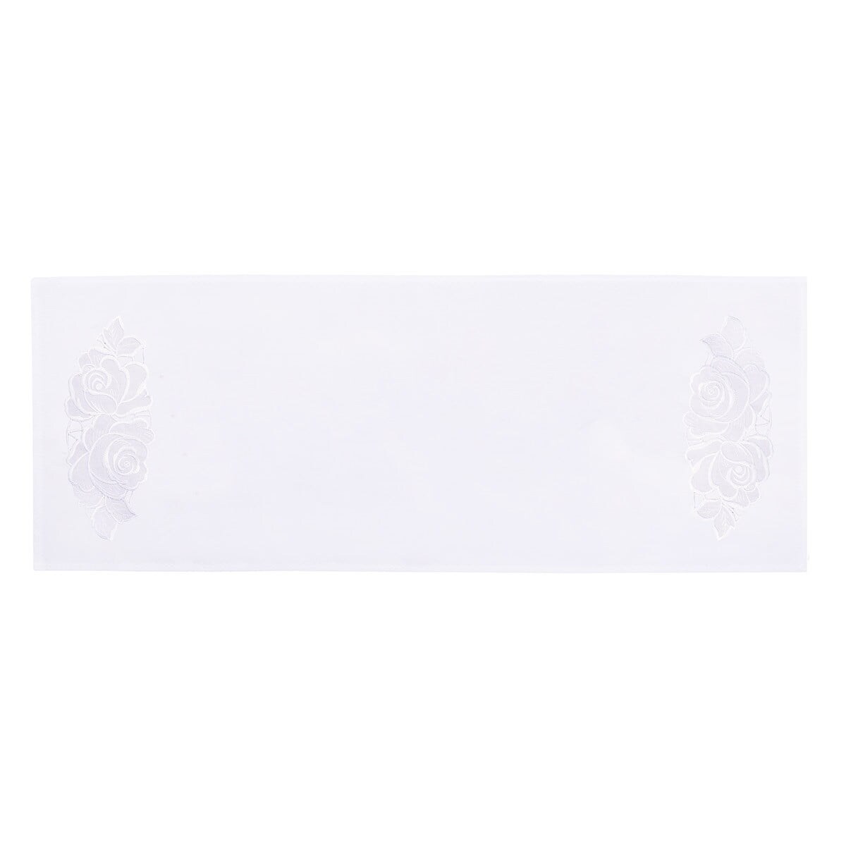 Konsimo ROSUM Bieżnik plamoodporny, biały