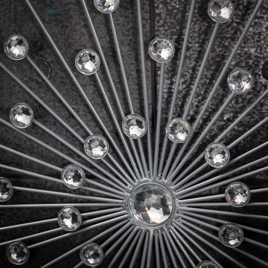 Dekoracja Space silver 48cm, 48x2x48cm