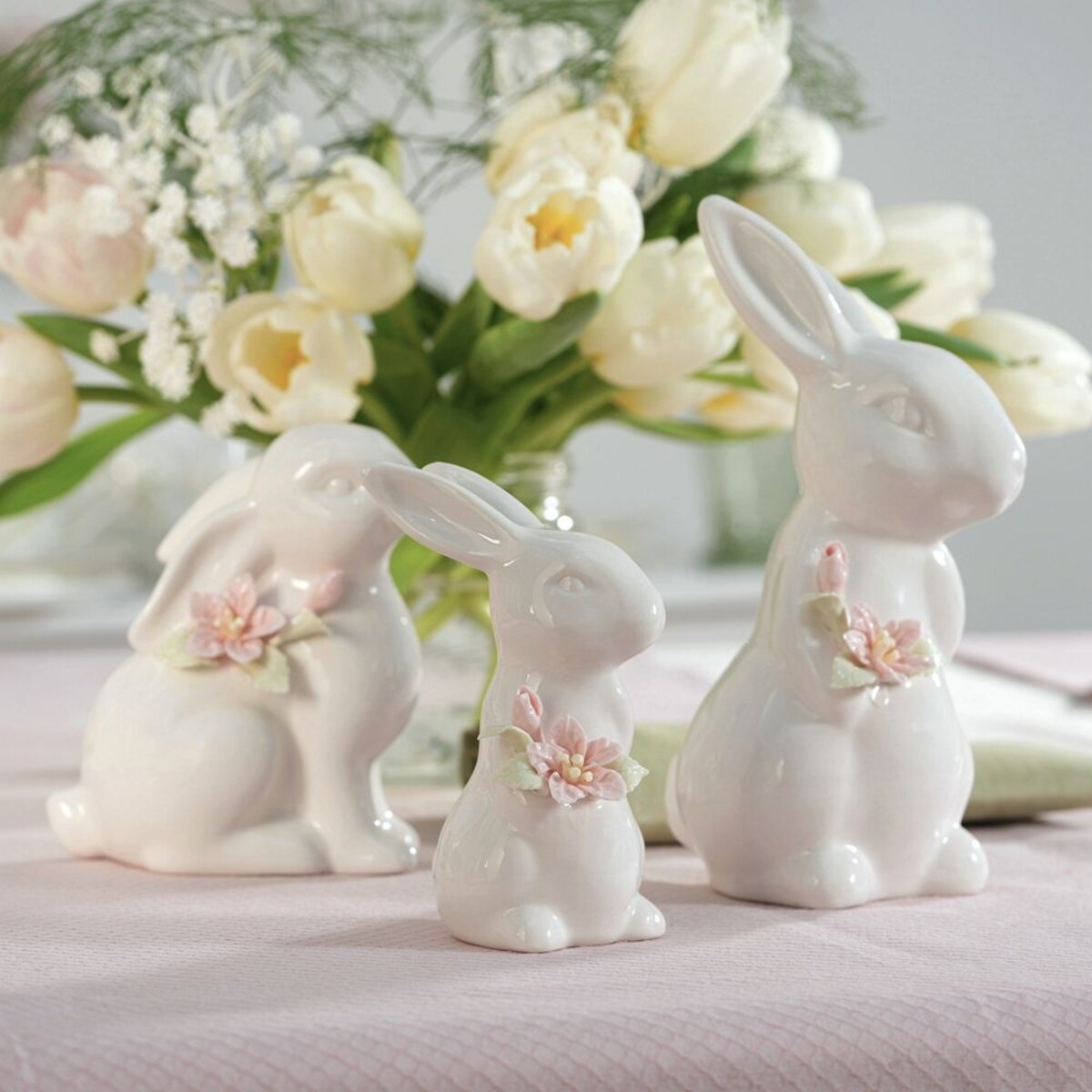 VILLA ITALIA Zajączek porcelanowy 12,5 cm LAURA