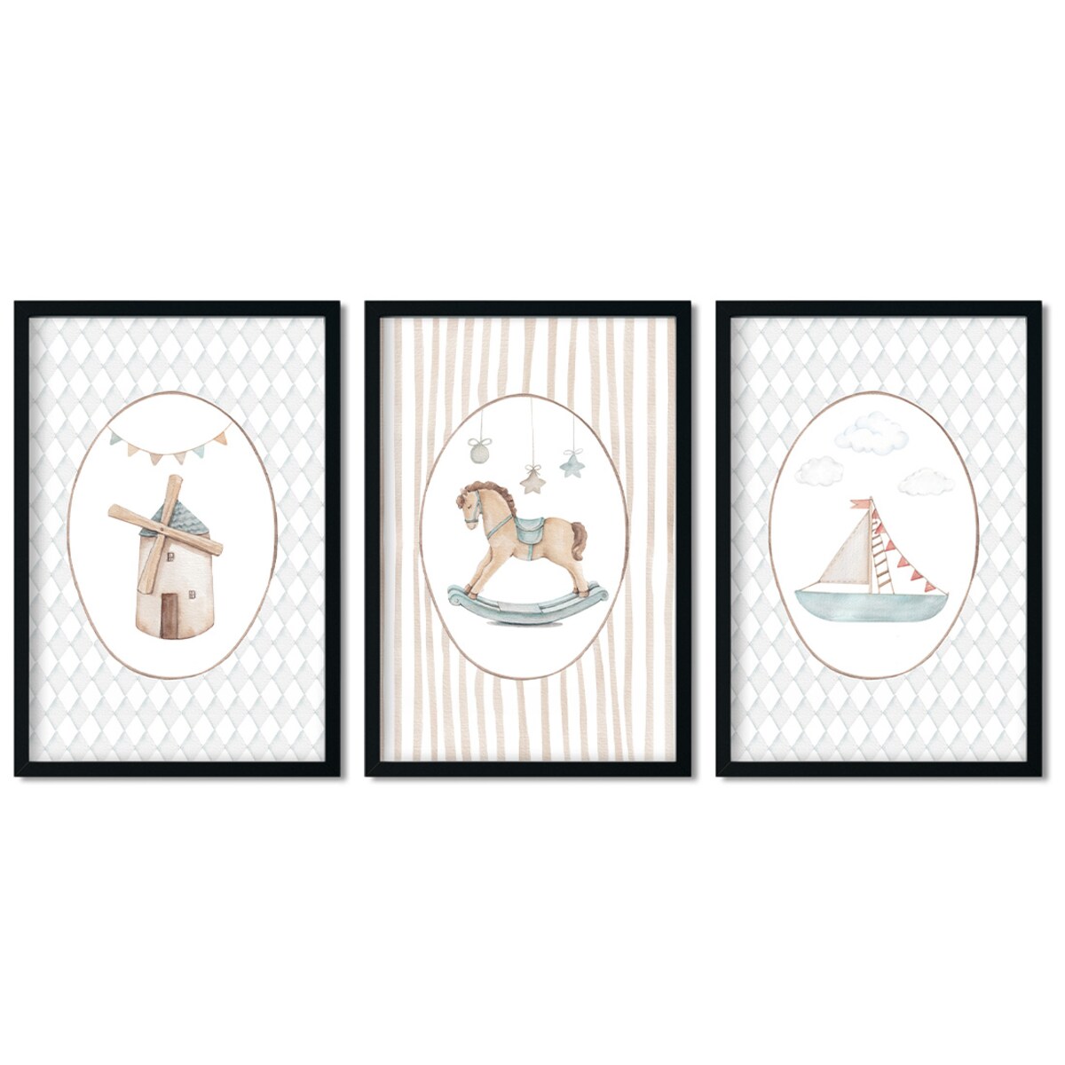 3 x plakat dla dzieci | zestaw 3 30x40