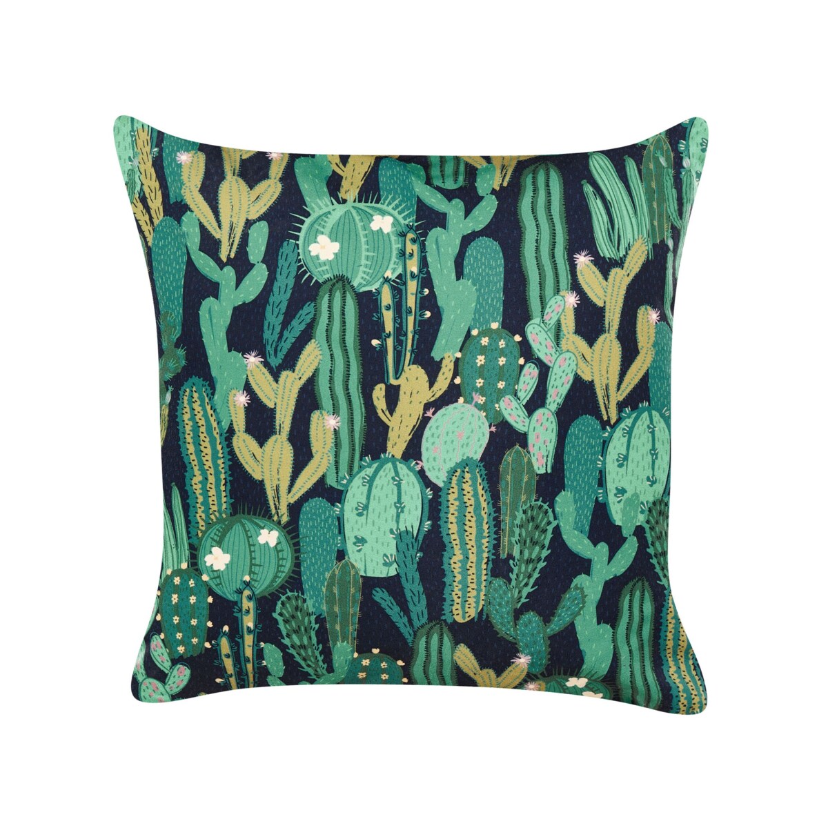 2 poduszki ogrodowe w kaktusy 45 x 45 cm zielone BUSSANA