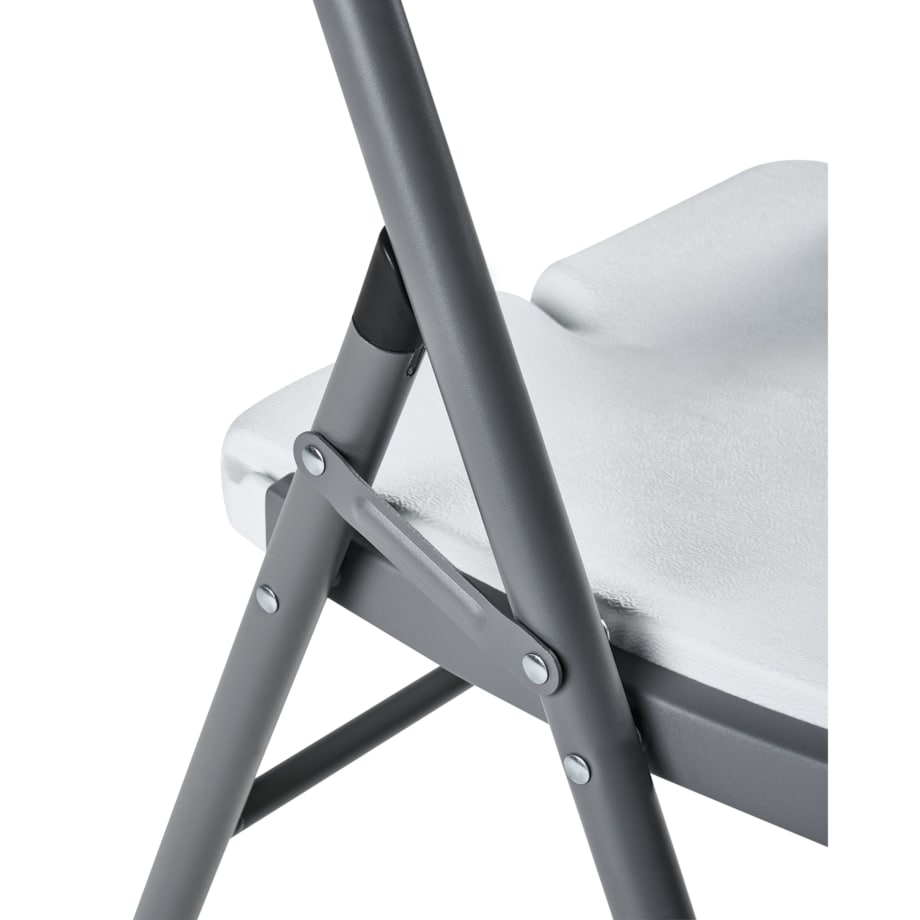 Zestaw 2 krzeseł ogrodowych CUGNOLI Składane Biały