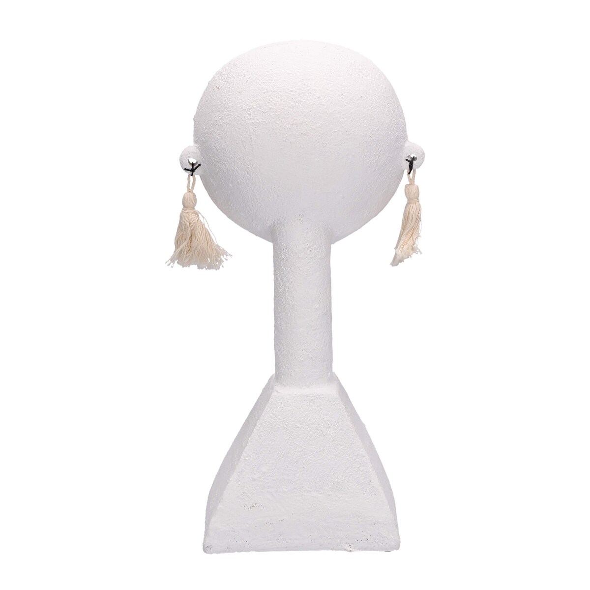 Figurka dekoracyjna w kształcie głowy Iosonbellaio - Biały, L