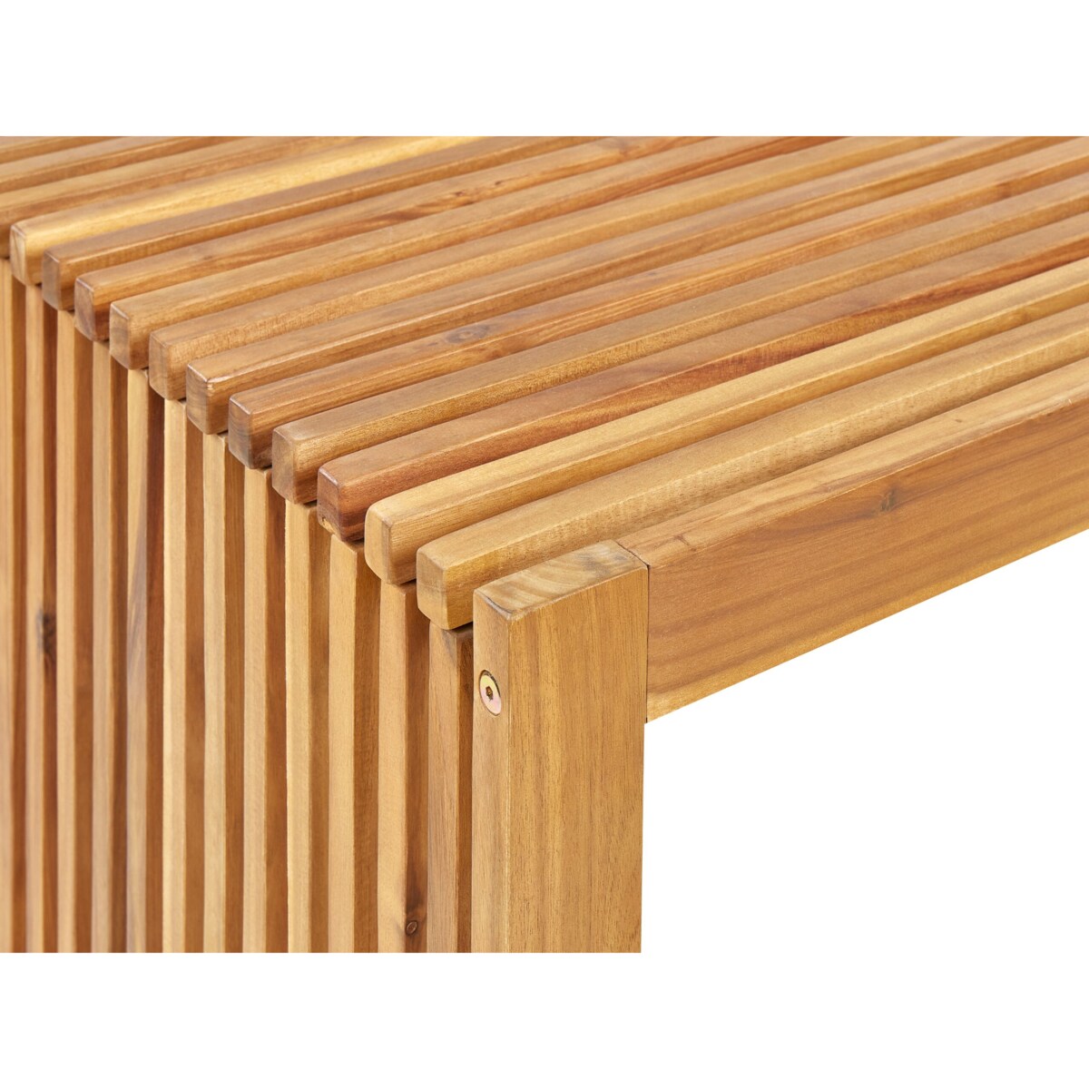 Stół ogrodowy akacjowy 120 x 70 cm jasne drewno BELLANO