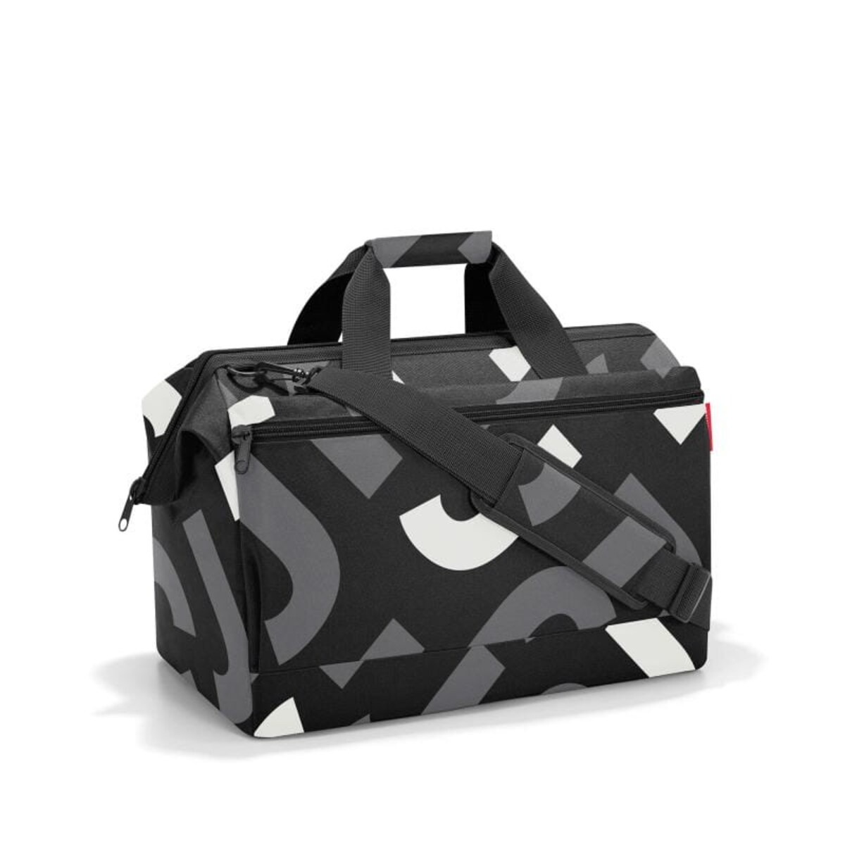 Torba allrounder L pocket signature bold grey