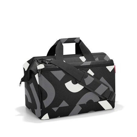 Torba allrounder L pocket signature bold grey