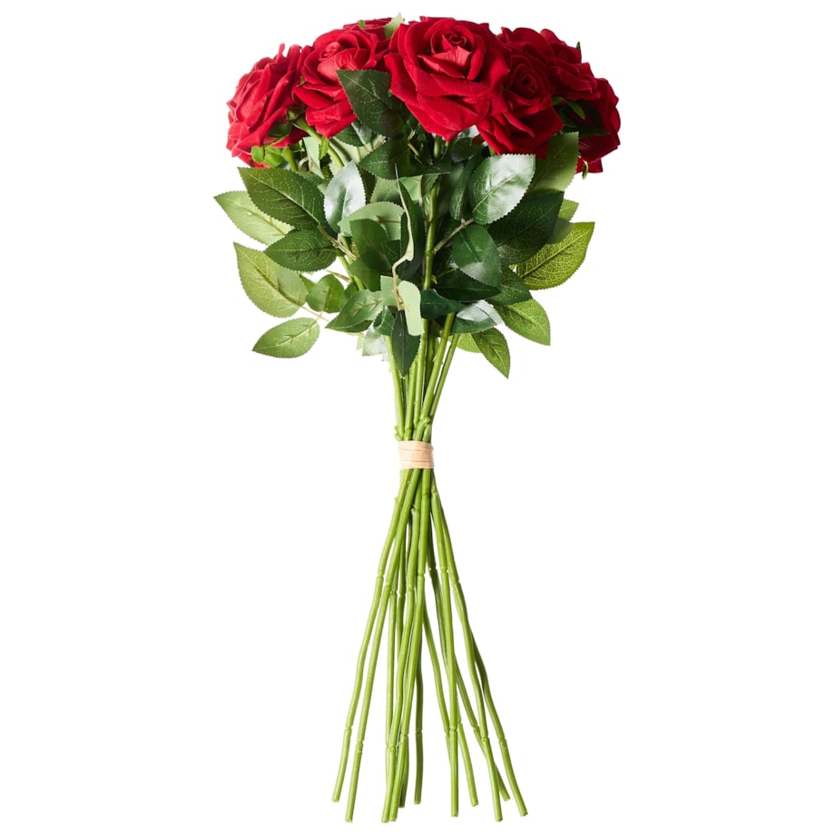 Bukiet sztucznych kwiatów MAFRA 60 cm Czerwony