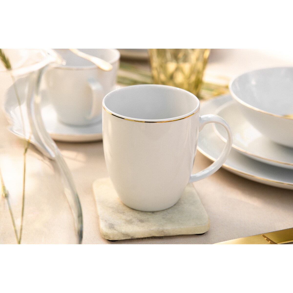 Kubek 6szt. BOSS ZŁOTA LINIA