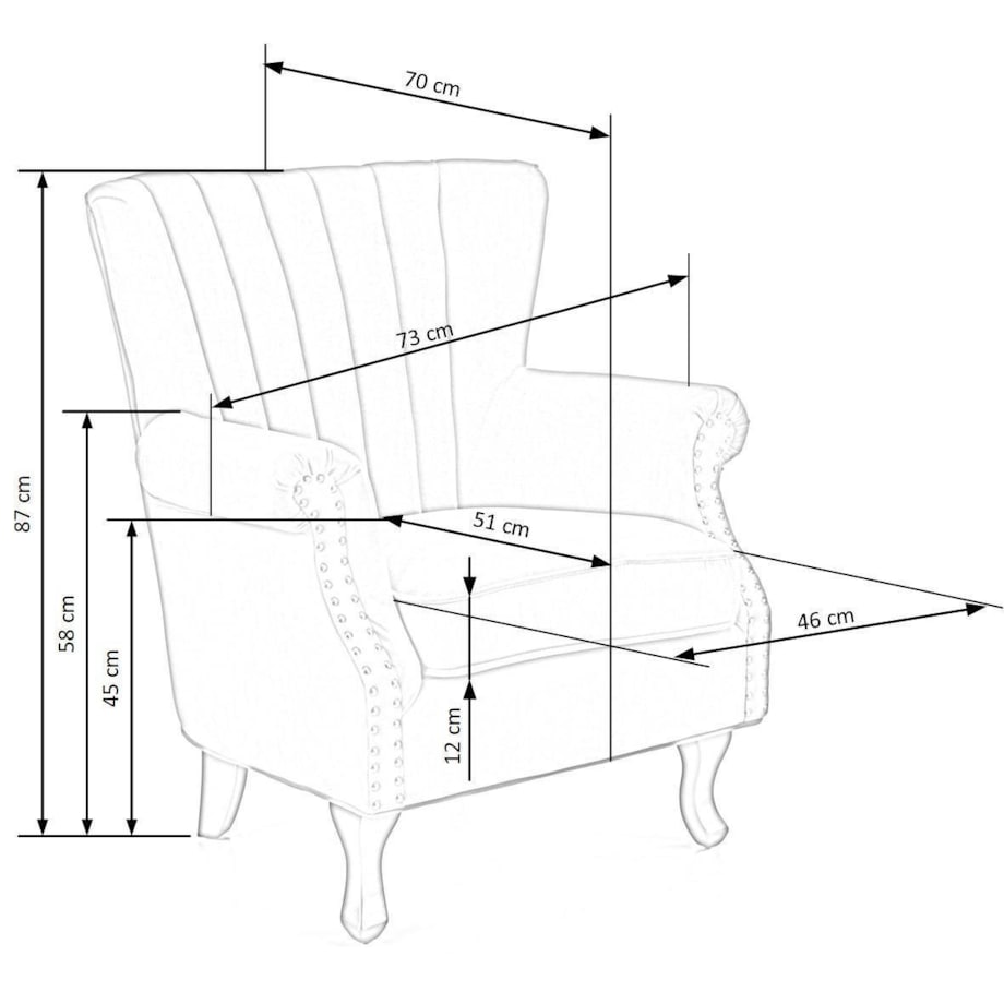 FOTEL WYPOCZYNKOWY Vader żółty aksamitny DREWNIANE NOGI