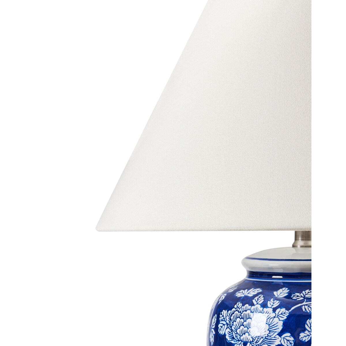 Lampa stołowa ANGELES Porcelana Niebieski