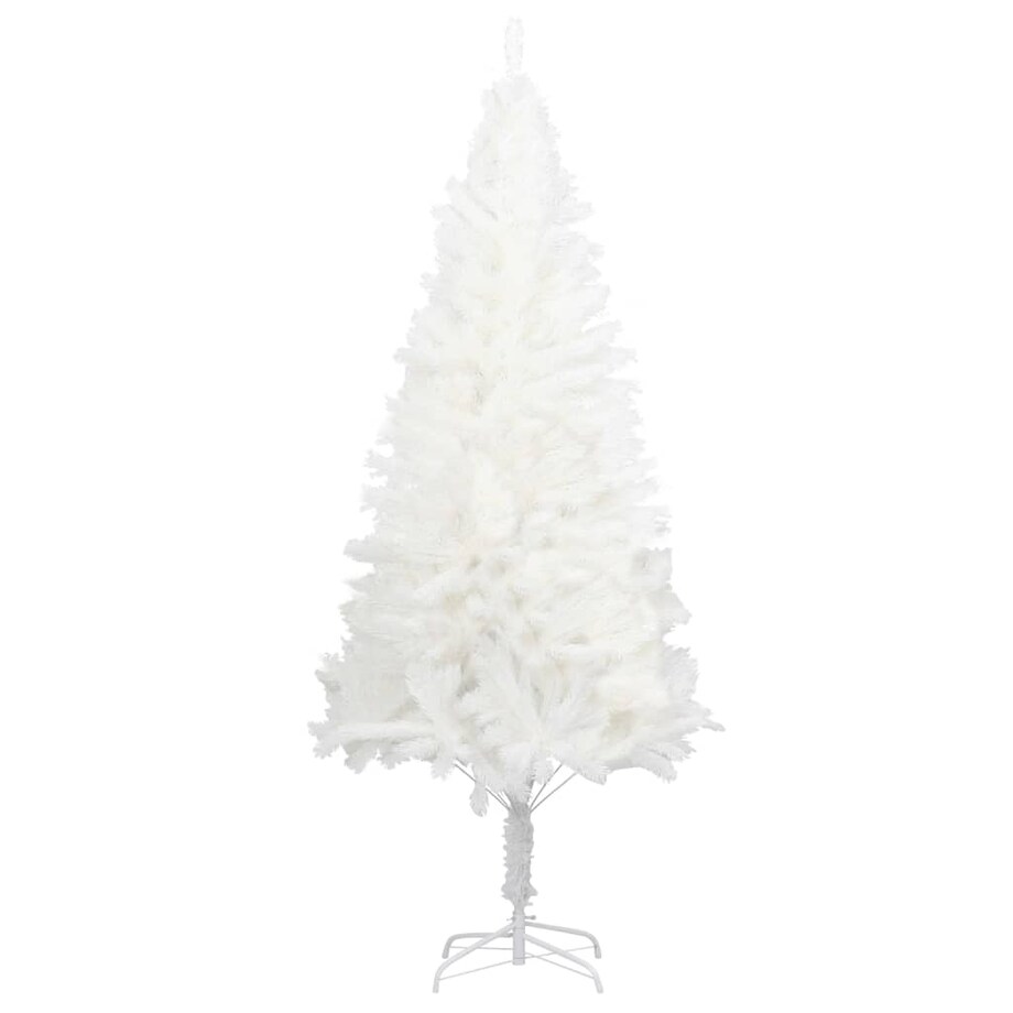 vidaXL Sztuczna choinka z realistycznymi igłami, biała, 210 cm