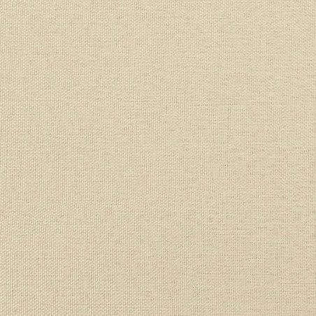 vidaXL Krzesła stołowe, 2 szt., kremowe, obite tkaniną