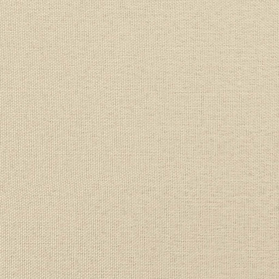 vidaXL Krzesła stołowe, 2 szt., kremowe, obite tkaniną