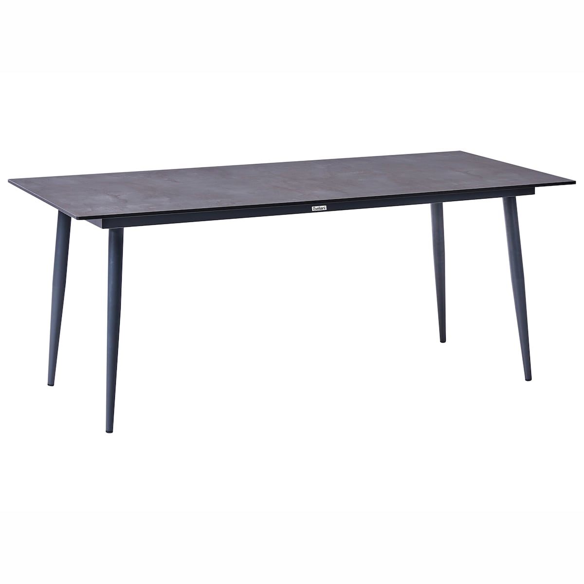 Stół ogrodowy TOLENTINO 180 cm 90 cm Imitacja kamienia Szary