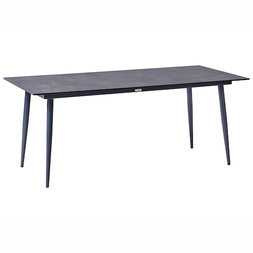 Stół ogrodowy TOLENTINO 180 cm 90 cm Imitacja kamienia Szary