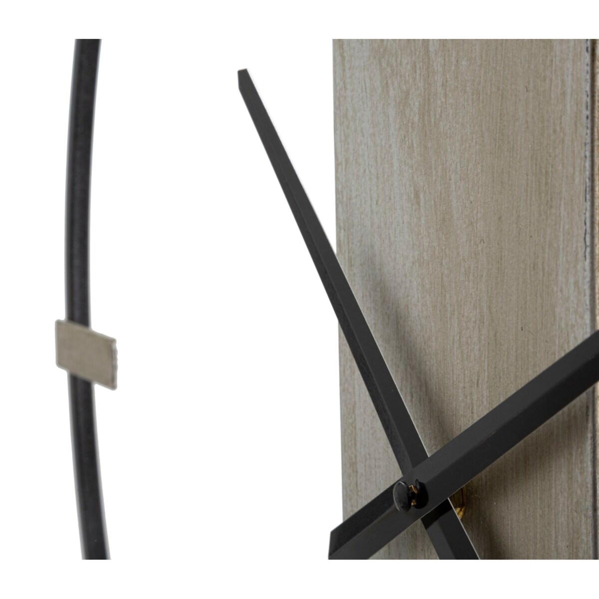 Zegar ścienny SILVERY, metalowy, biały, 61x63 cm