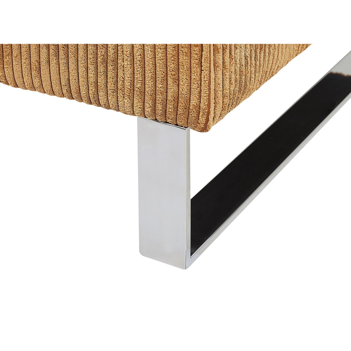 Fotel sztruksowy jasnobrązowy VIND