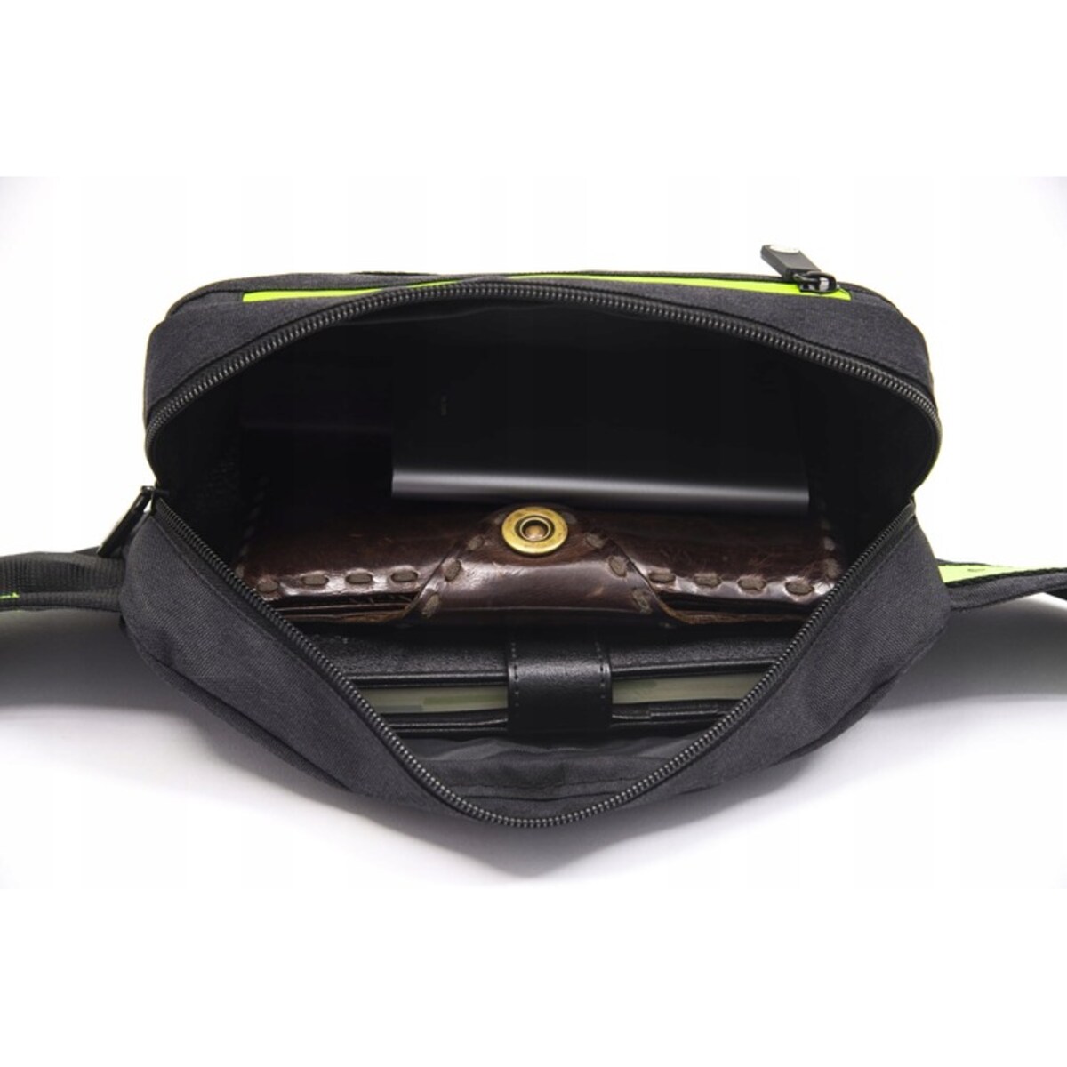 Saszetka Męska Damska Torba Na Talię Sportowa Pojemna Solidna Z Paskiem