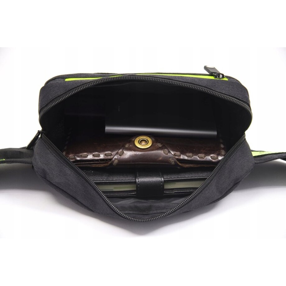 Saszetka Męska Damska Torba Na Talię Sportowa Pojemna Solidna Z Paskiem