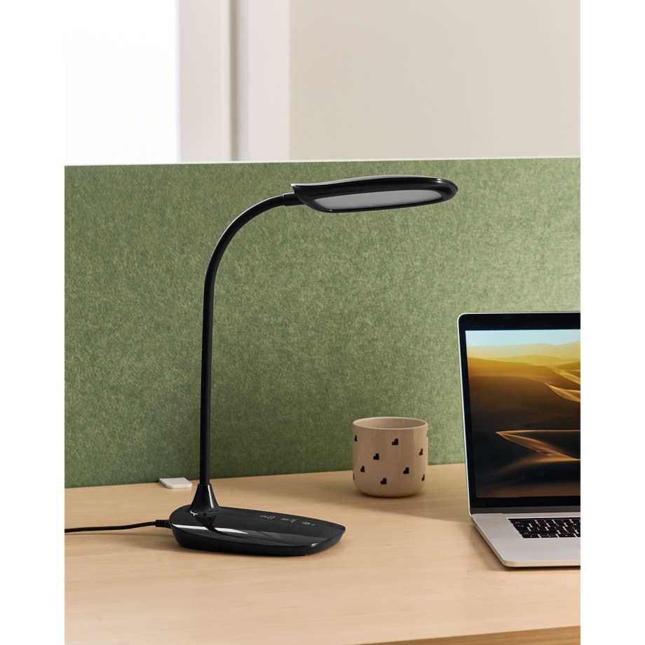 Lampa biurkowa LED HYDRA Ze ściemniaczem Czarny
