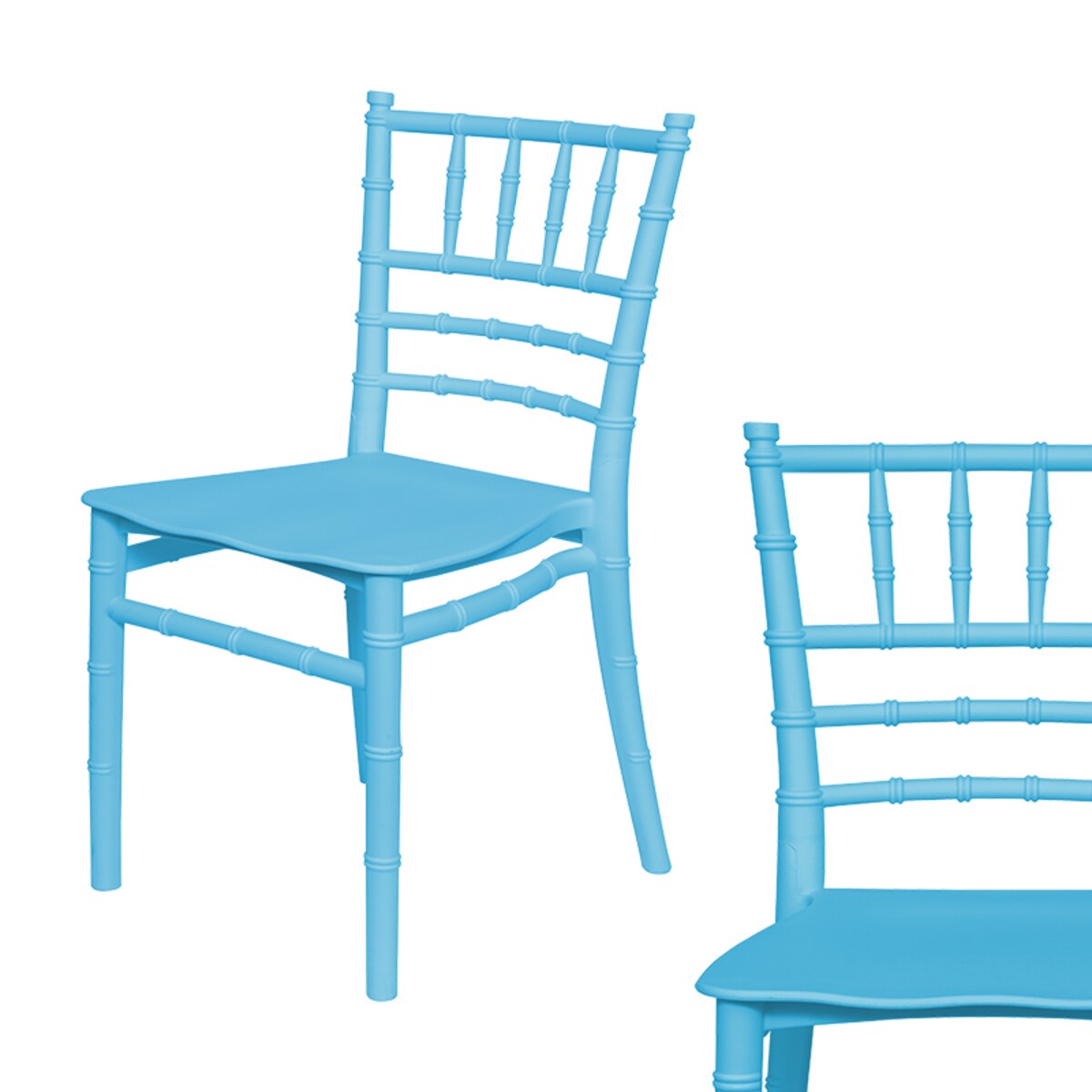 Krzesełko dla dzieci plastikowe z oparciem niebieskie dziecięce