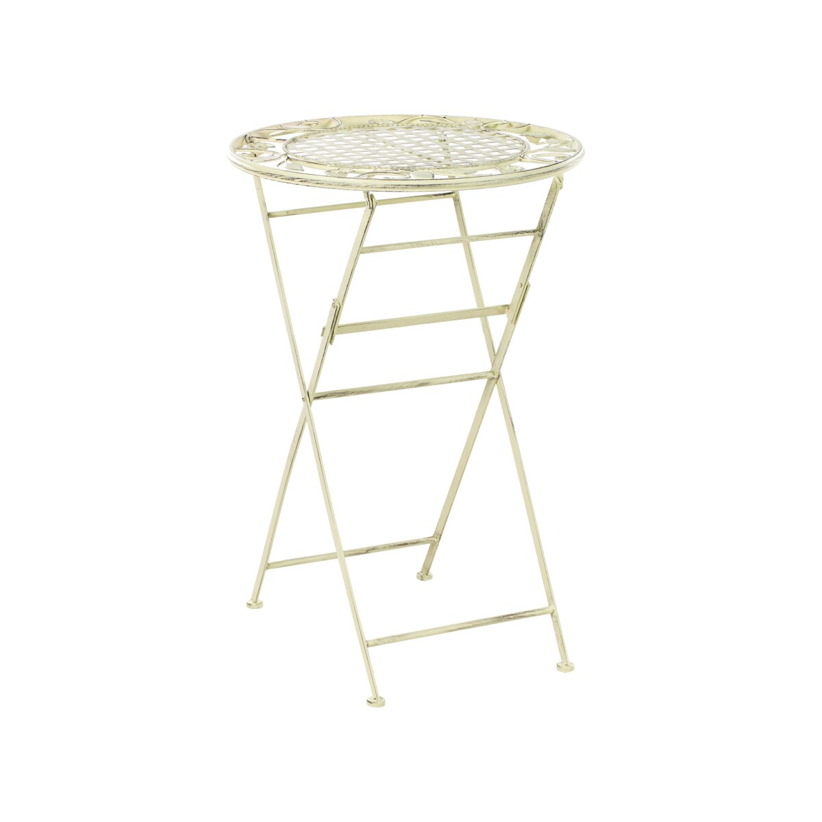 Stolik ogrodowy barowy metalowy  60 cm zielony BIVIO