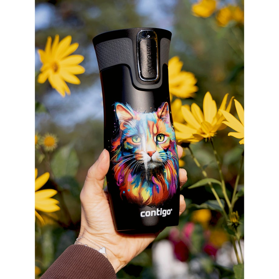 Kubek termiczny Contigo West Loop 2.0 470ml - czarny - Kot