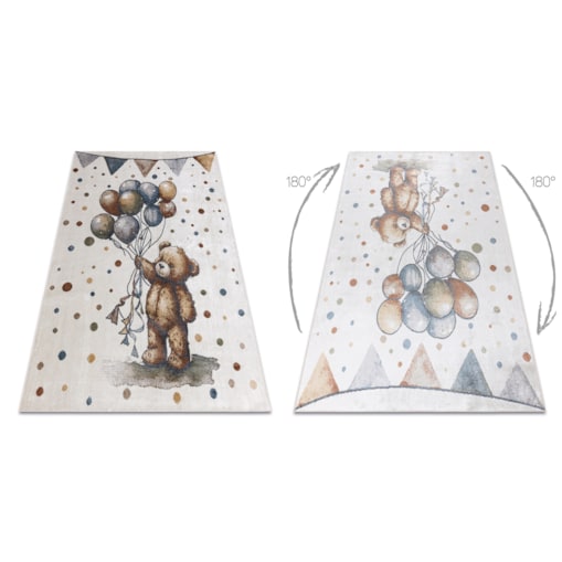 Dywan BONO 9614 Miś, balony kremowy / jasny 140x190 cm