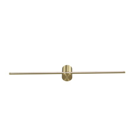 Złoty kinkiet Modern Slim L LP-777/1W L GD LED 8W podłużna łazienkowa lampa ścienna