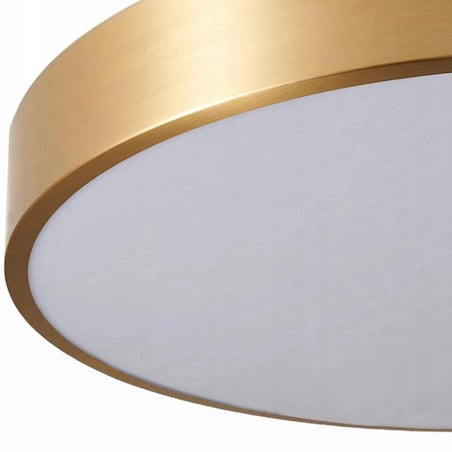 Lampa Sufitowa Plafon Salon Glamour Złota 30Cm