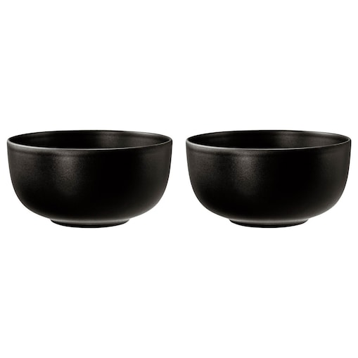 SELTMANN LIBERTY VELVET BLACK Zestaw 2 misek 17.5 cm