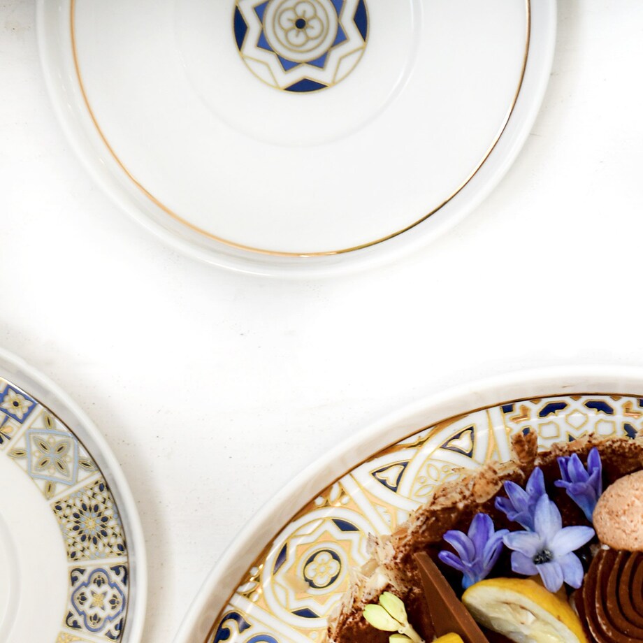 VILLA ITALIA Serwis obiadowy porcelanowy na 6 osób AZULEA