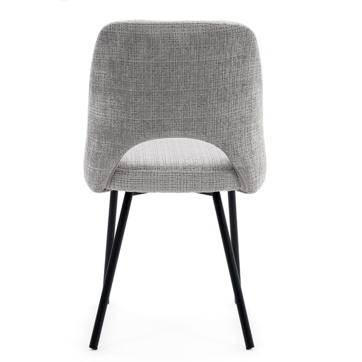 Krzesło tapicerowane MILO jasny szary do salonu jadalni kuchni