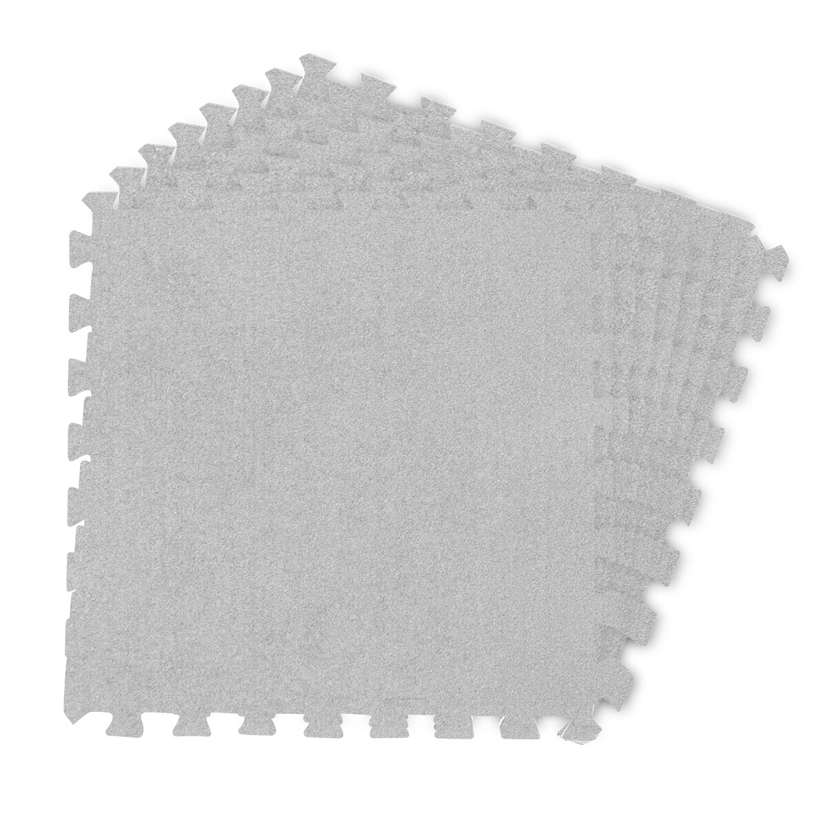 Puzzle dywanowe mata piankowa dywan 6szt. brązowa Massido