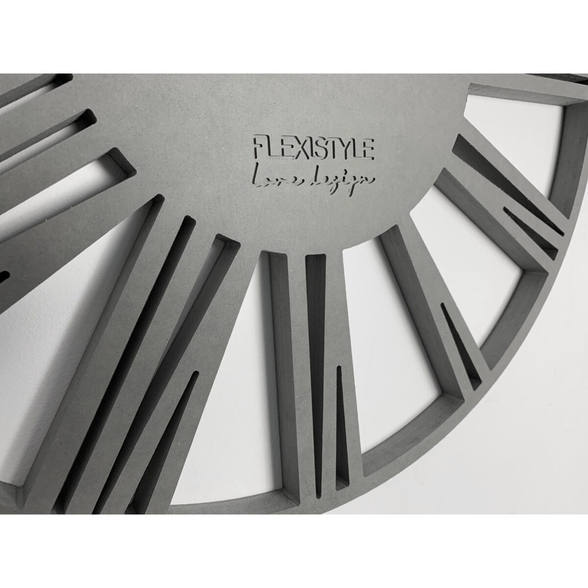 Duży zegar ścienny do salonu Loft 50cm