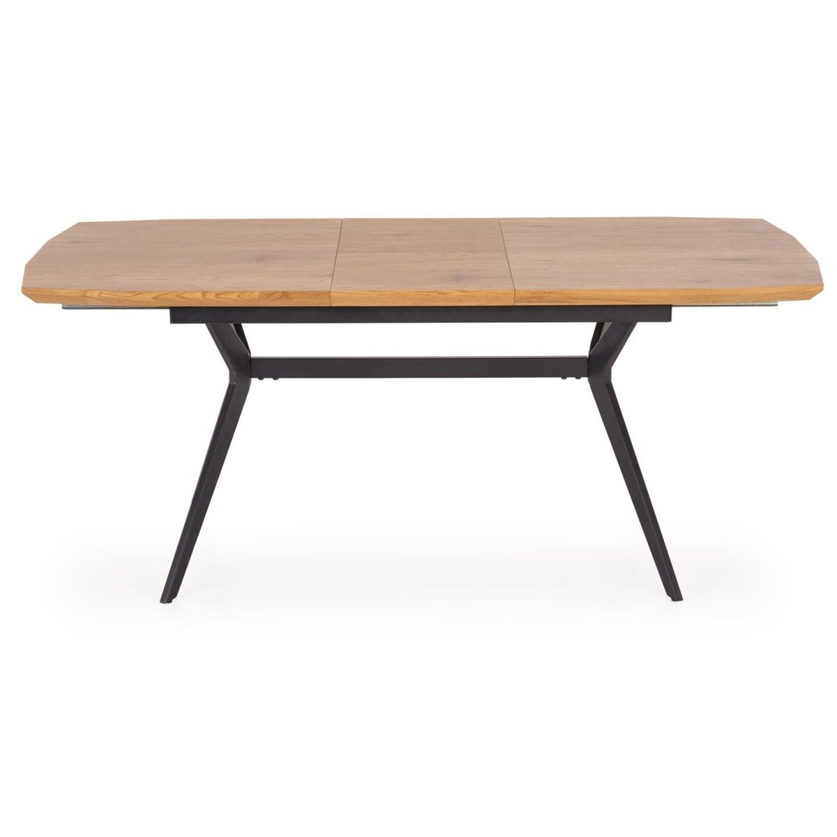 STÓŁ ROZKŁADANY Stavio dąb złoty/czarny w stylu loft