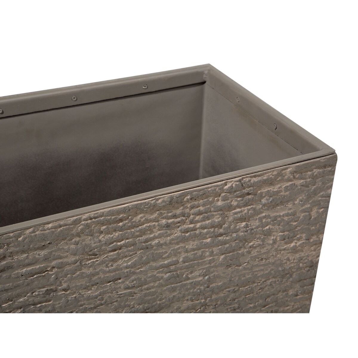 Doniczka 34 x 80 x 56 cm brązowa EDESSA