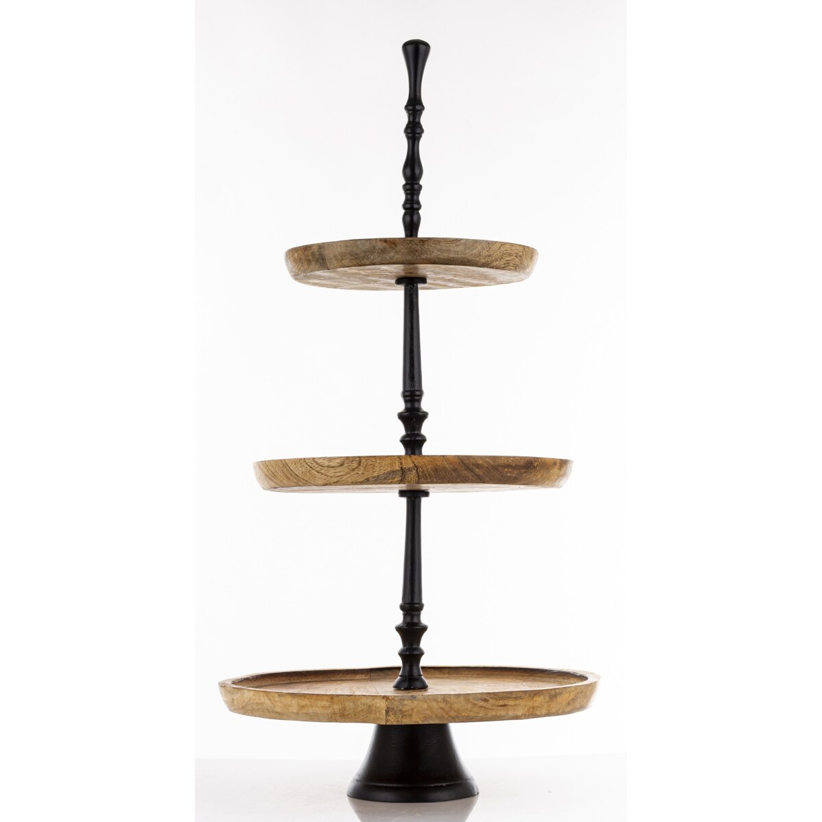 Patera drewniana 3 poziomy 61x30x30 cm CAKE - IV