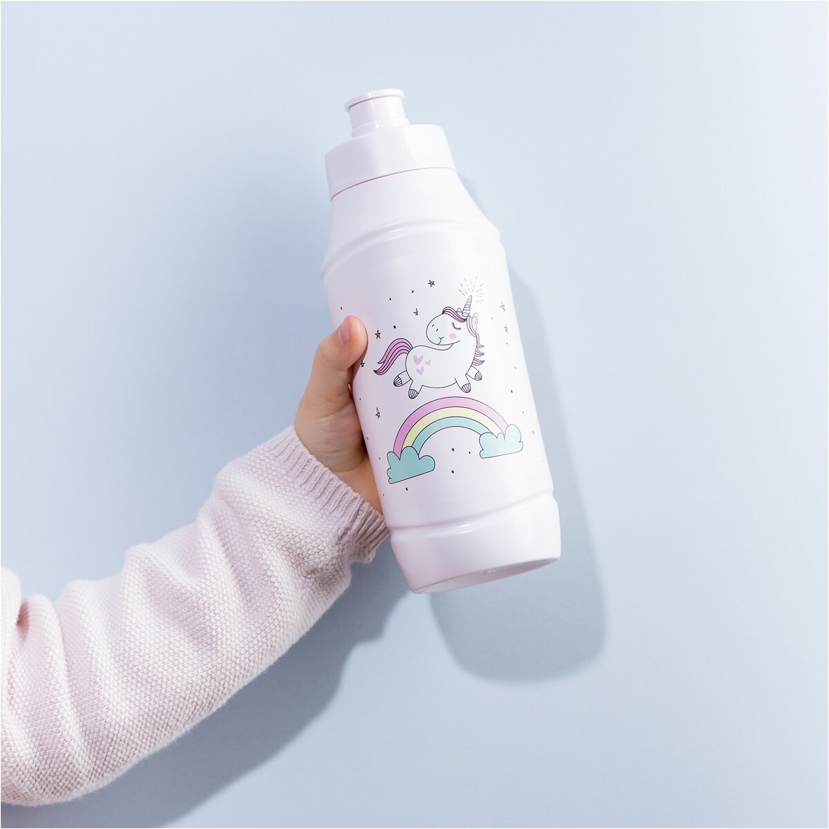 Bidon Dla Dzieci Butelka Na Wodę 375 Ml Jednorożec Różowy