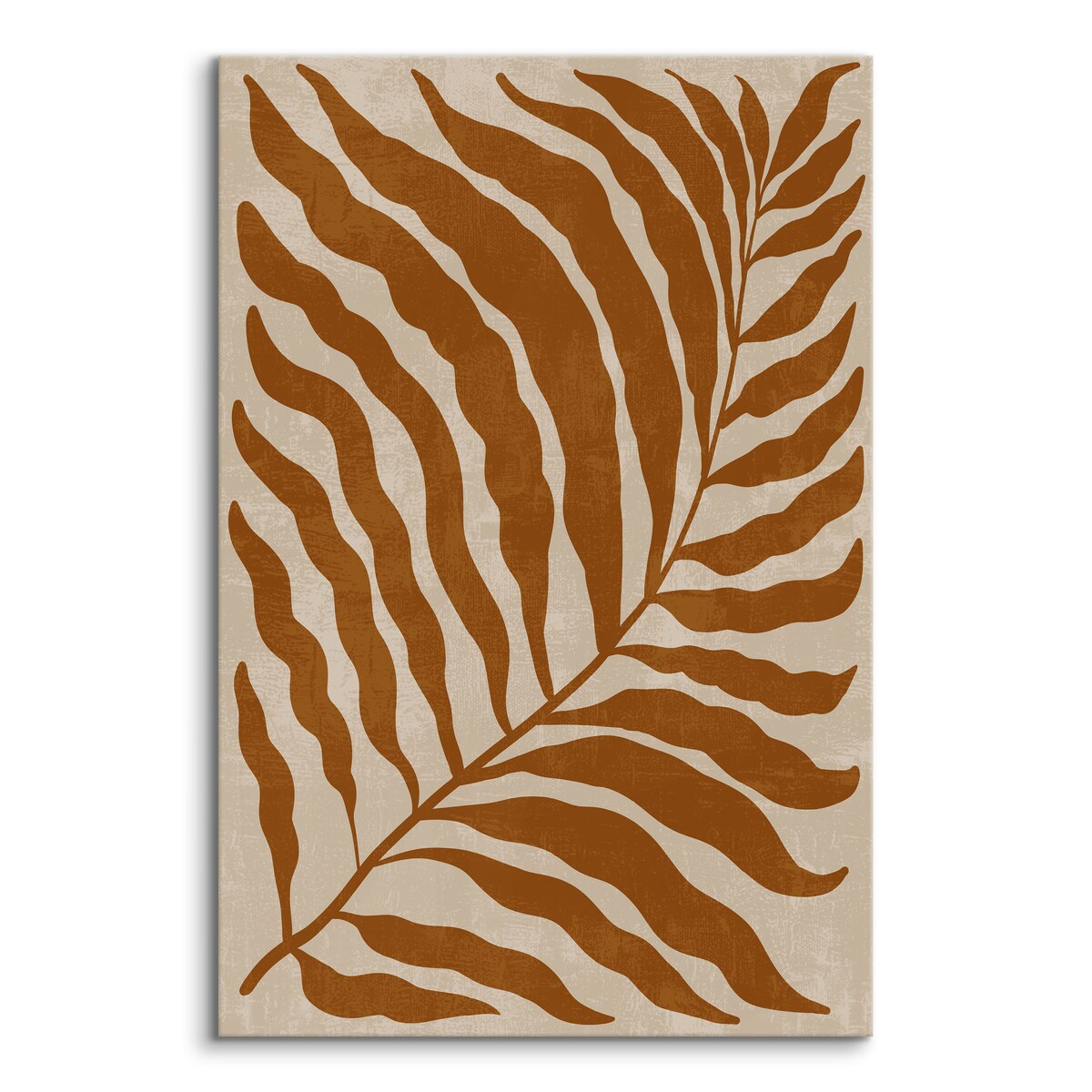 Obraz Brązowy Suszony Liść Palmy 80x120cm