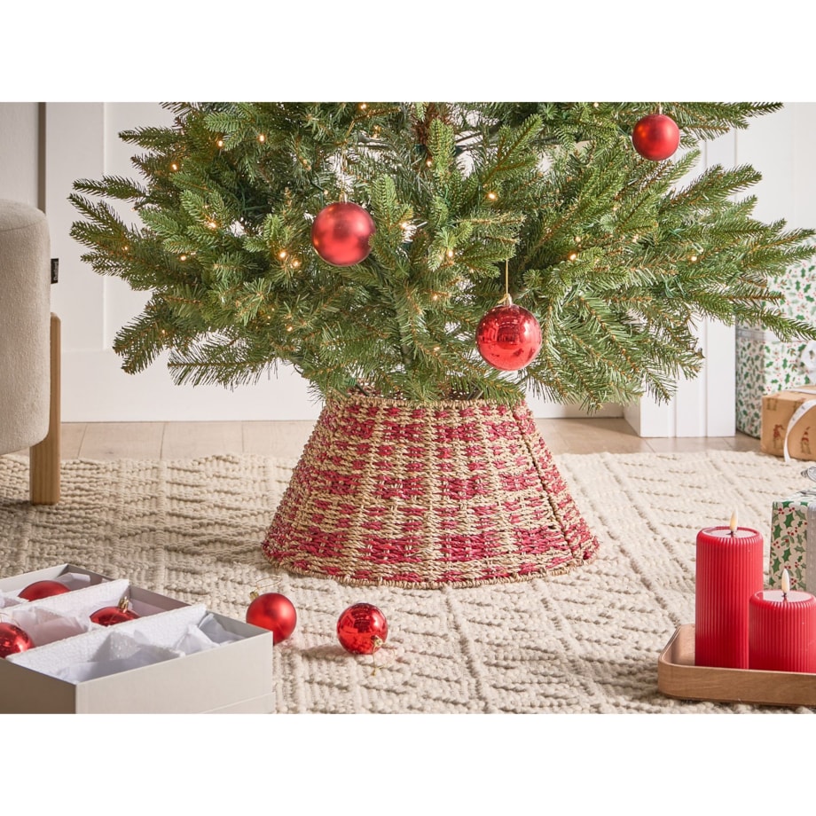 Osłonka pod choinkę NEIGE Trawa morska Naturalny 42 cm