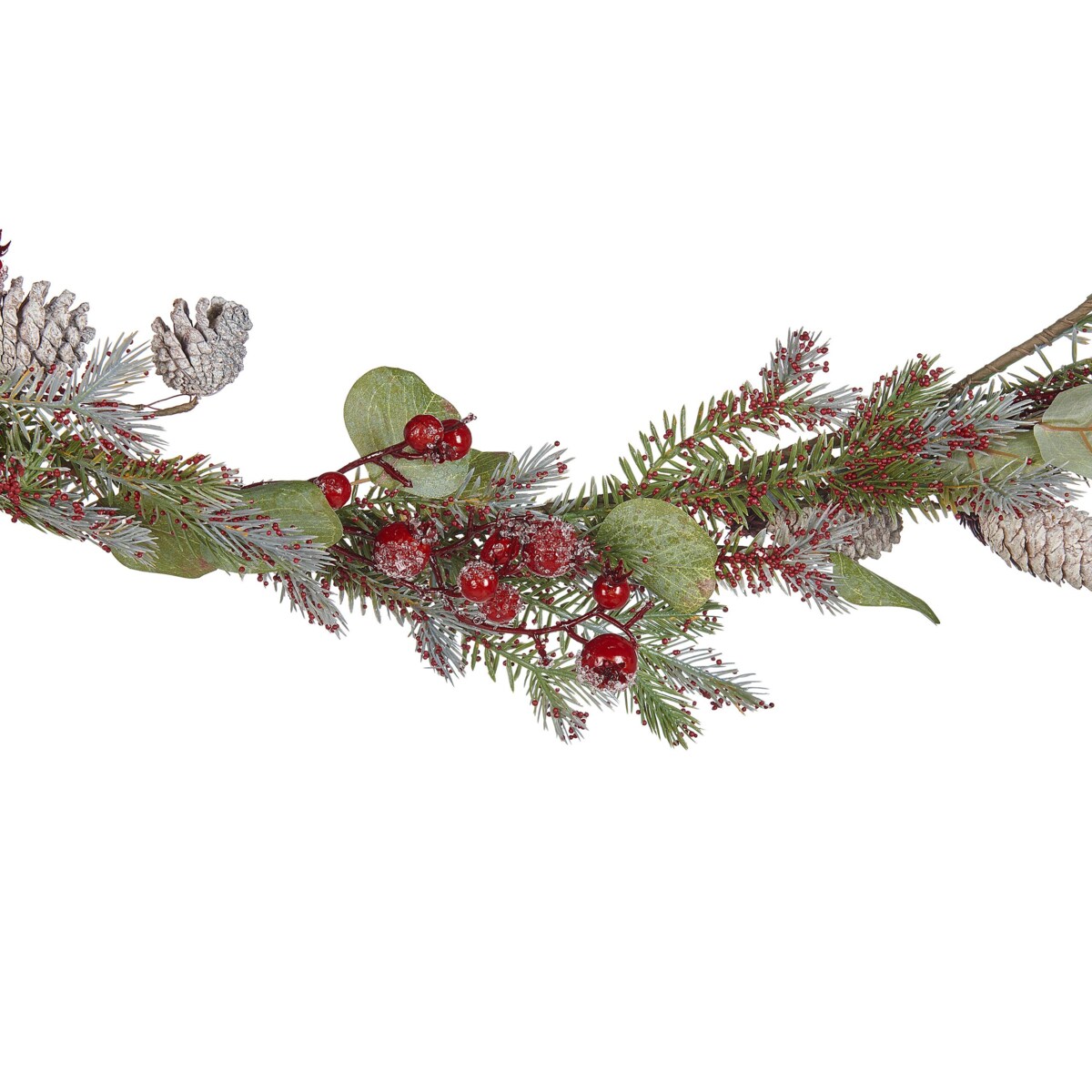 Świąteczna girlanda 150 cm zielono-czerwona IRUN