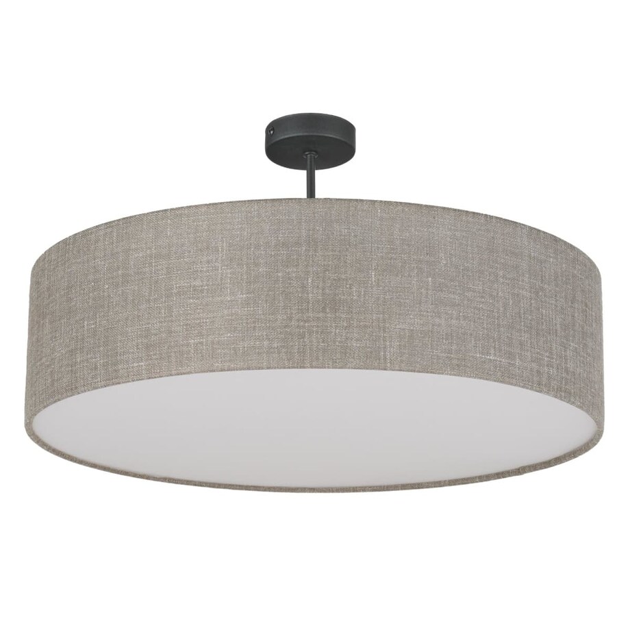 Okrągła ekologiczna lampa sufitowa Rondo 6248 TK Lighting szara beżowa