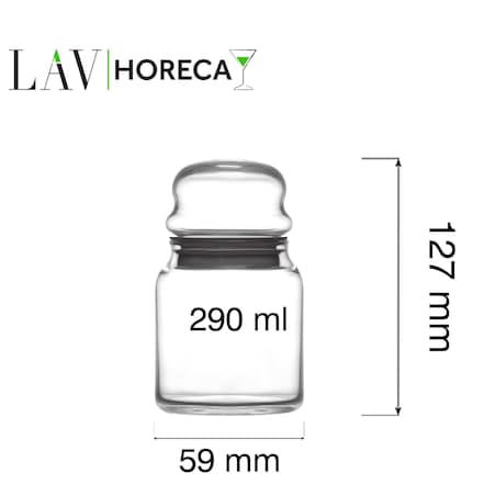 Słoik z pokrywką Phuket 290ml, LAV