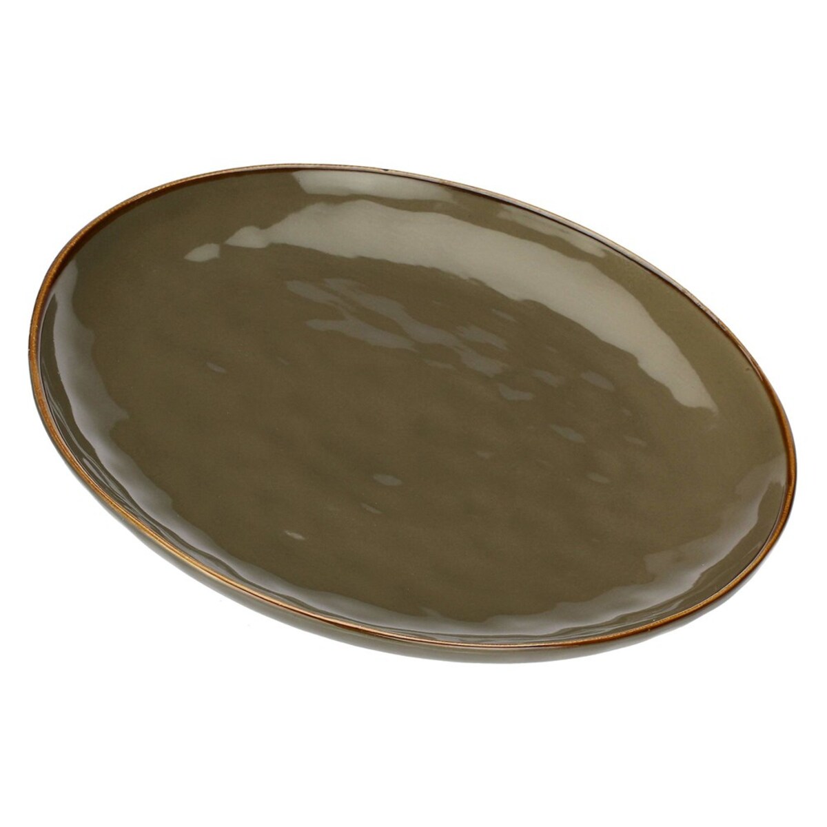 Zestaw 2 półmisków okrągłych Concerto Grigio Tortora - Szaro-brązowy, 32 cm