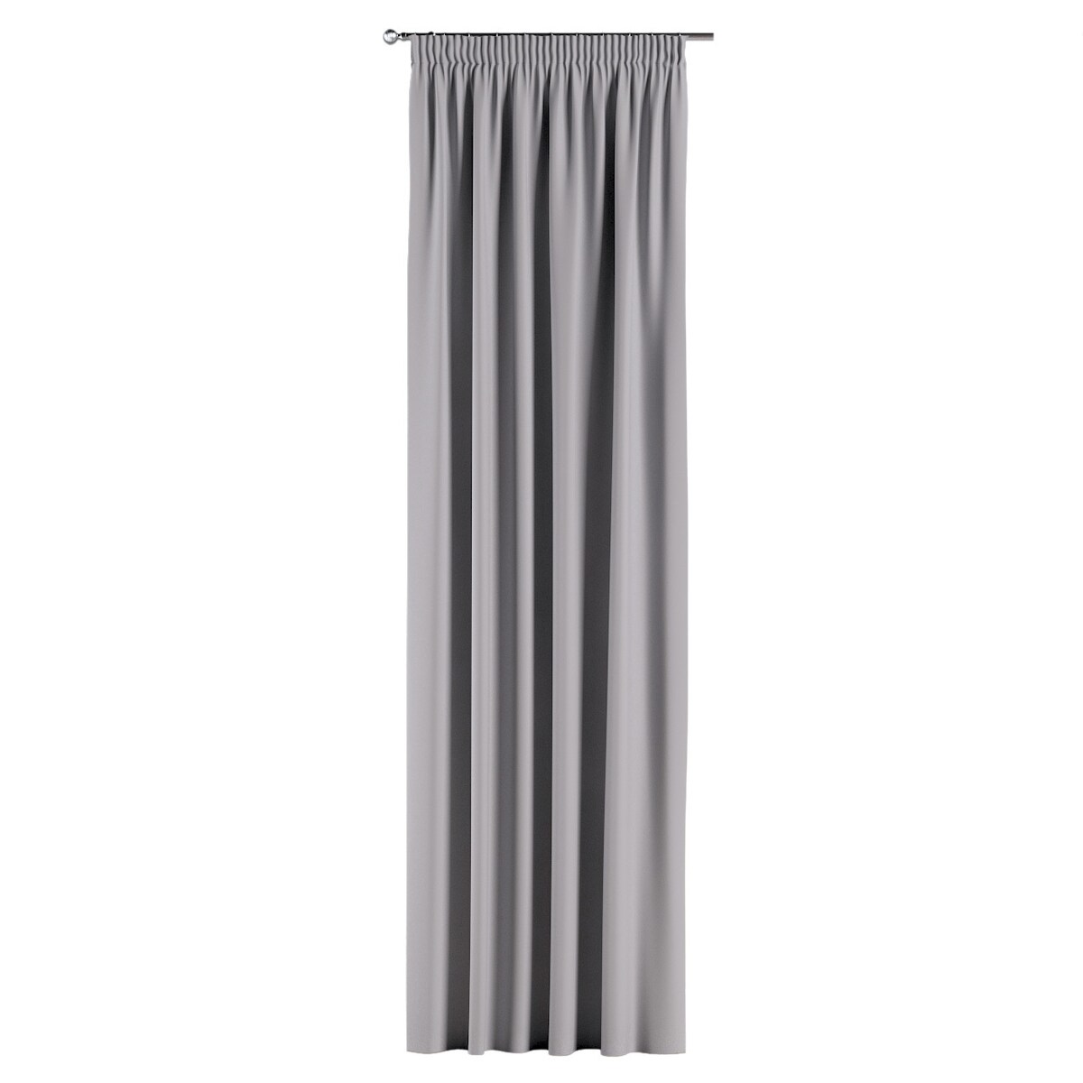 Zasłona na taśmie marszczącej 1 szt. 130x245 ciepły szary